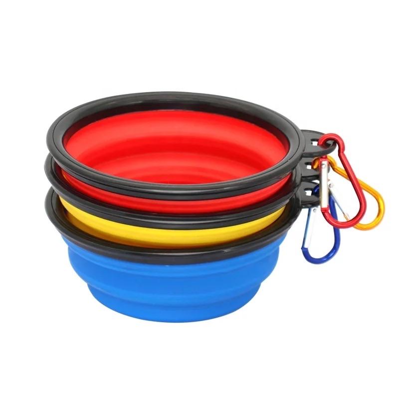 Collapsible Silicone Travel Pet Bowl – Portable & Space-Saving