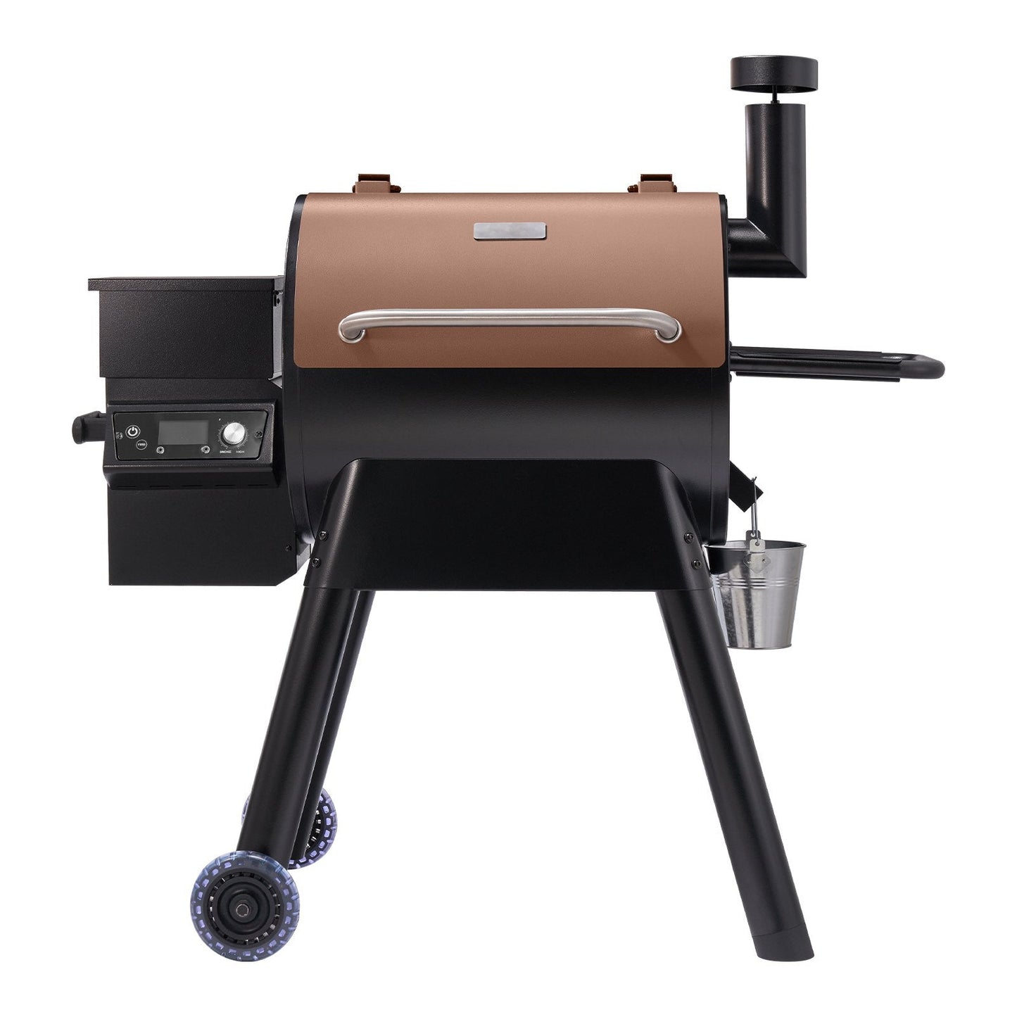 Wood Pellet Grill Smoker Outdoor Electric BBQ Grill 575 Sq.in