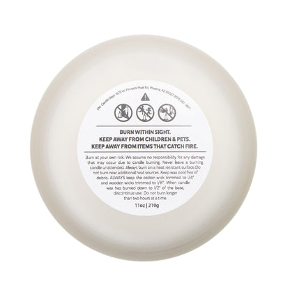 Blackberry Vanilla Frosted Glass Candle, 50 Hour Burn