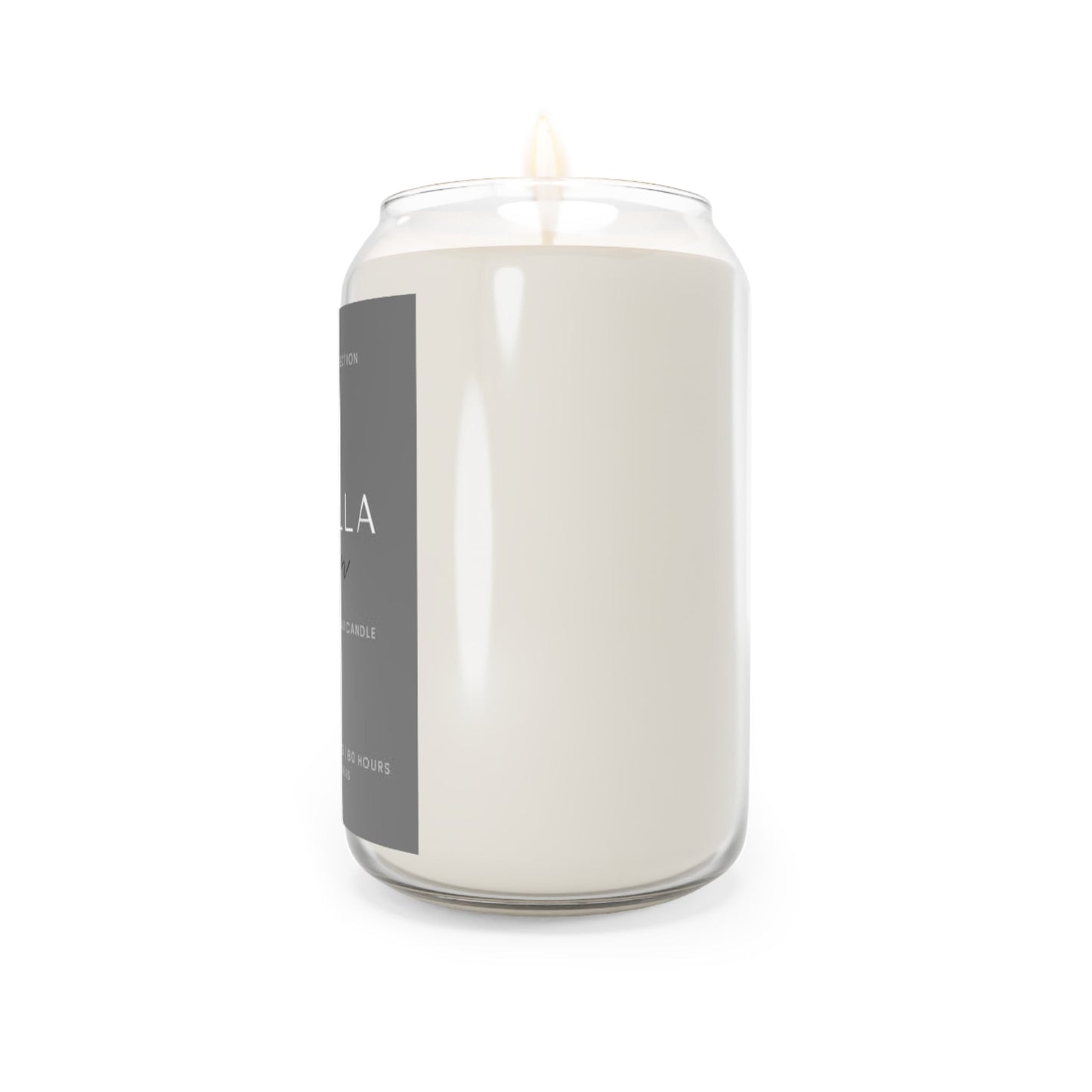 Vanilla Bean Scented Soy Candle, 70 Hours Burn Time