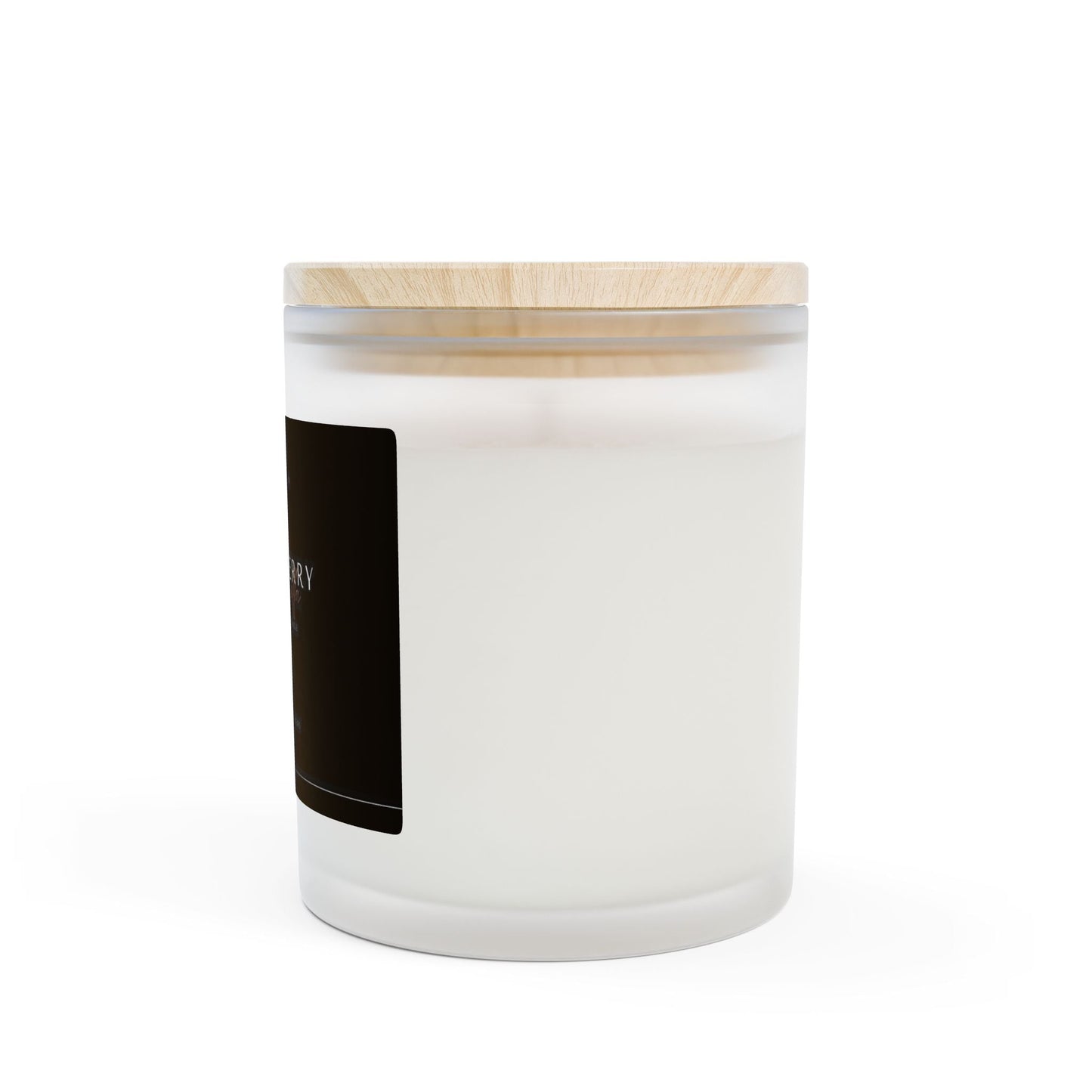 Blackberry Vanilla Frosted Glass Candle, 50 Hour Burn