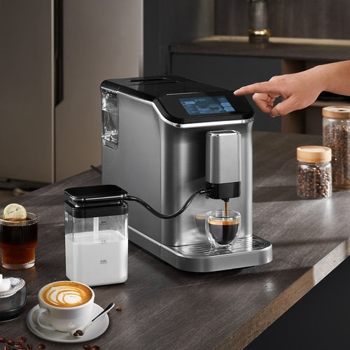 Fully Automatic Espresso Machine 20 Bar With Auto Milk Frother