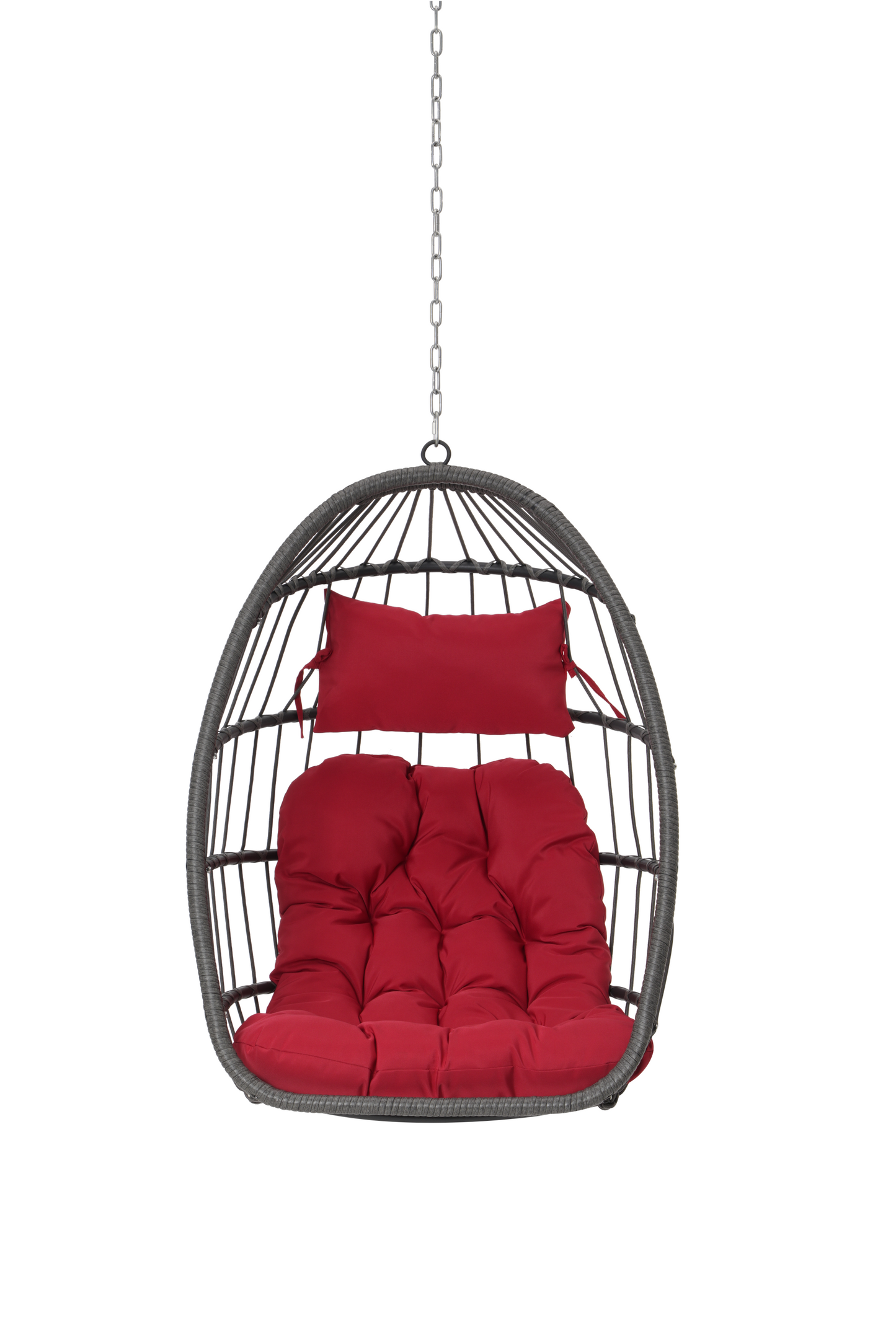 Outdoor Rattan Egg Swing Chair – Cozy Hanging Patio Seat