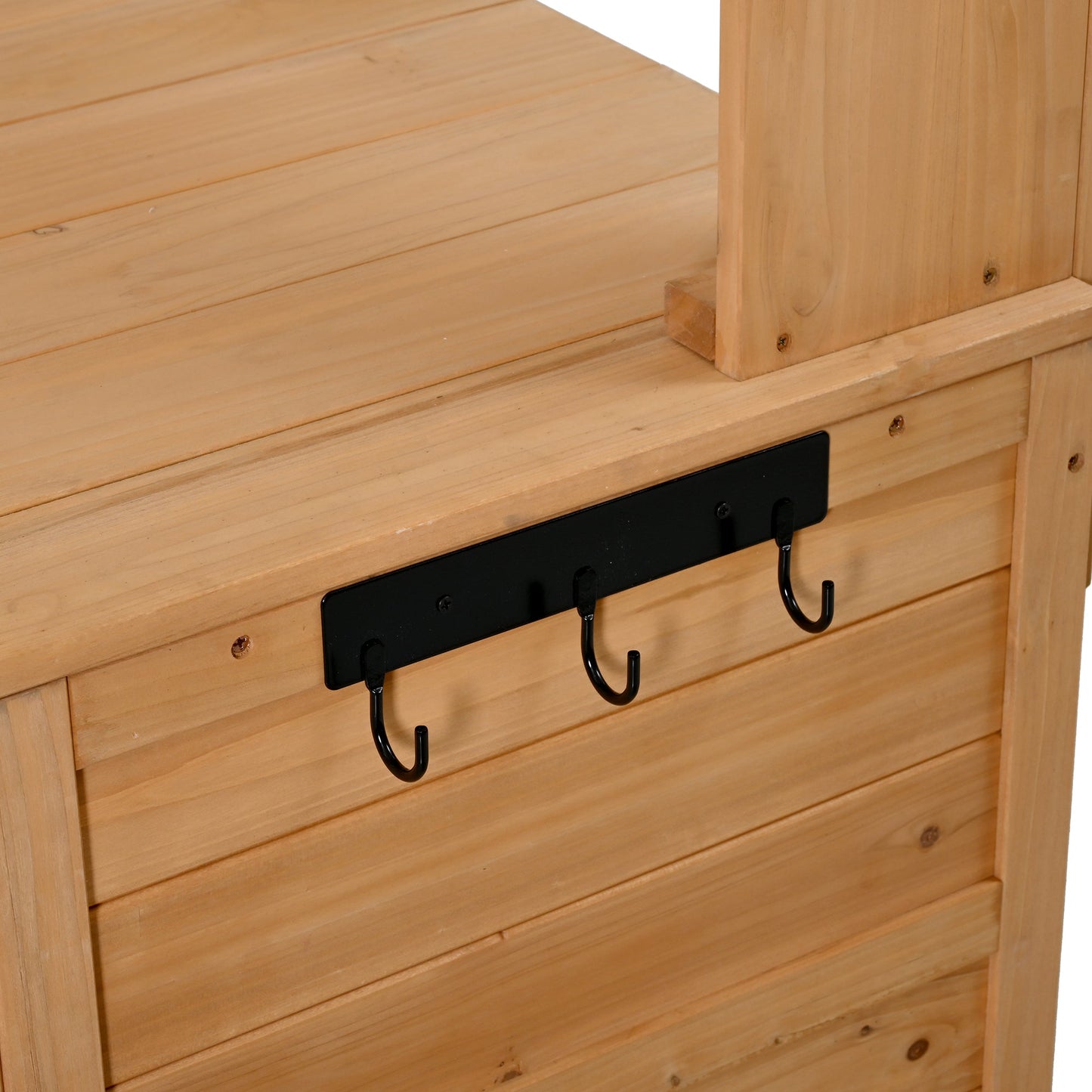 Farmhouse Patio Potting Bench, 44.6''x19.5'' Large Freestanding Garden
