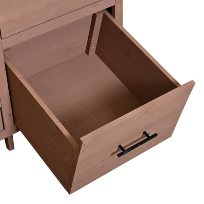 Farmhouse Patio Potting Bench, 44.6''x19.5'' Large Freestanding Garden