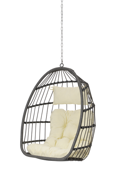 Outdoor Rattan Egg Swing Chair – Cozy Hanging Patio Seat