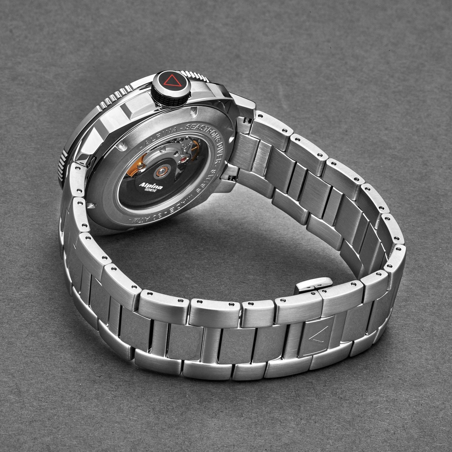 Alpina Men's AL-525LBN4V6B Seastrong Diver Black Dial Watch