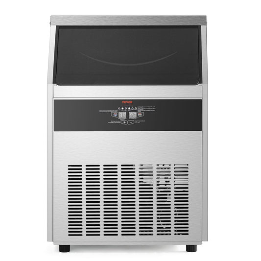 160lbs/24H Commercial Ice Maker with 66lbs Storage Capacity