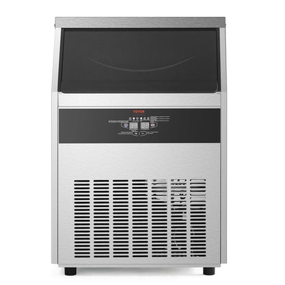 160lbs/24H Commercial Ice Maker with 66lbs Storage Capacity