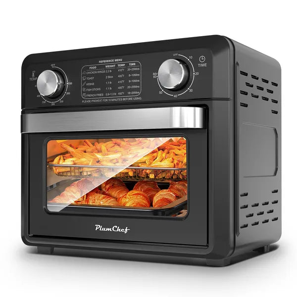 11QT Compact Air Fryer Toaster Oven - 1000W Convection Oven