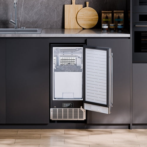 Undercounter Ice Maker 80 Lbs/Day Built-in Ice Maker Machine