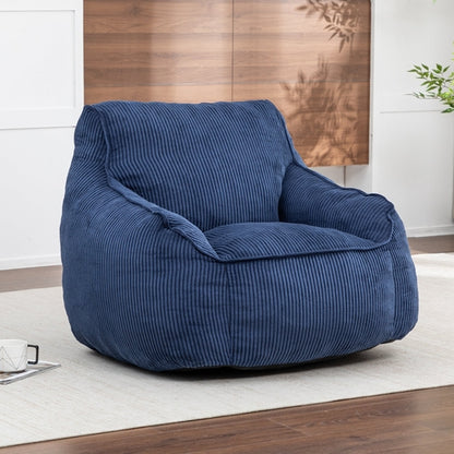 Giant Bean Bag Chair Sofa for Adults & Teens, Comfy Corduroy Large Bean