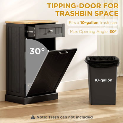 Kitchen Tilt Out Trash Bin Cabinet Free Standing Recycling Cabinet