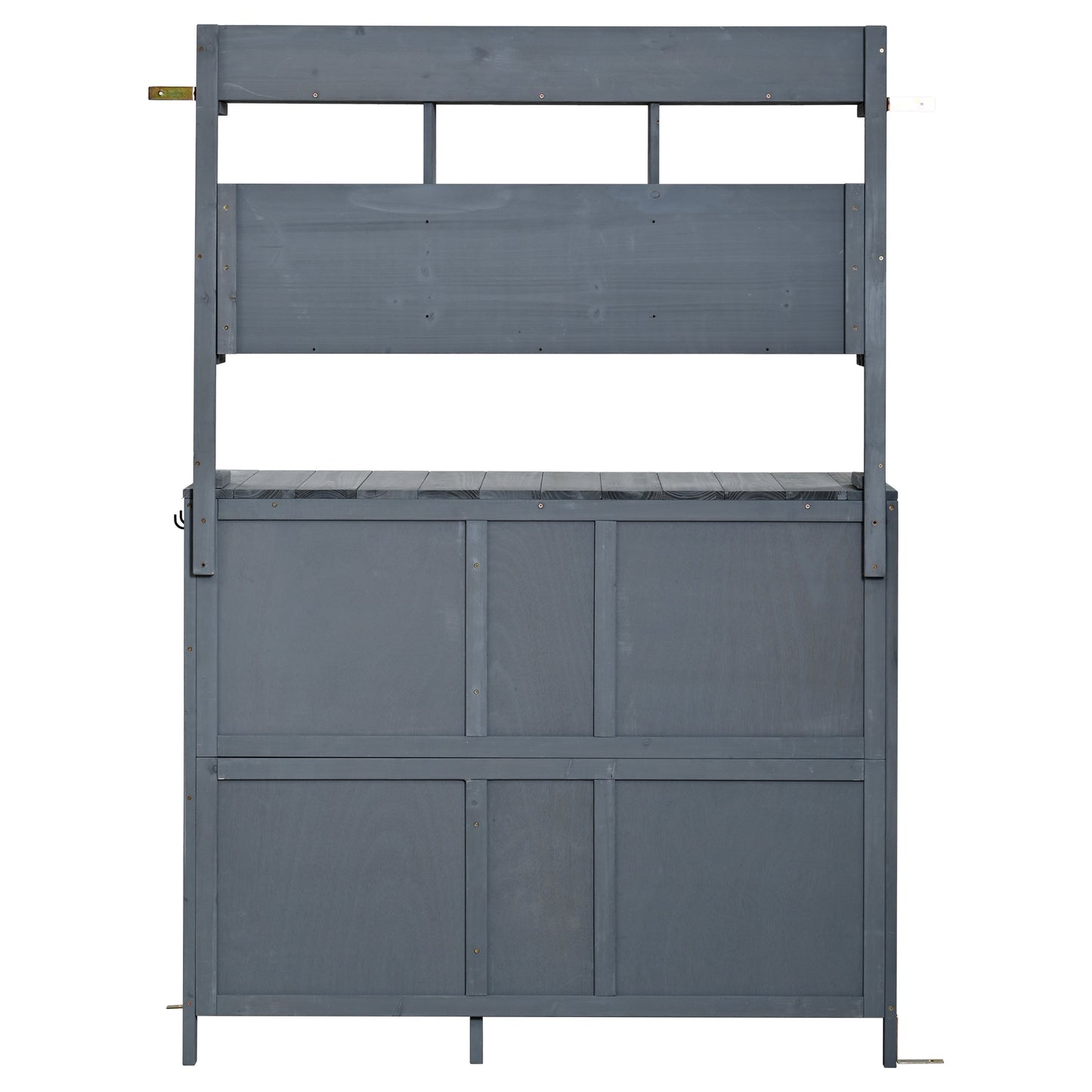 Farmhouse Patio Potting Bench, 44.6''x19.5'' Large Freestanding Garden