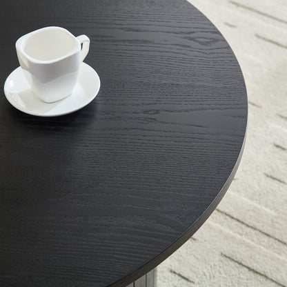 Round Storage Coffee Table Perfect For Living Room Movie Nights