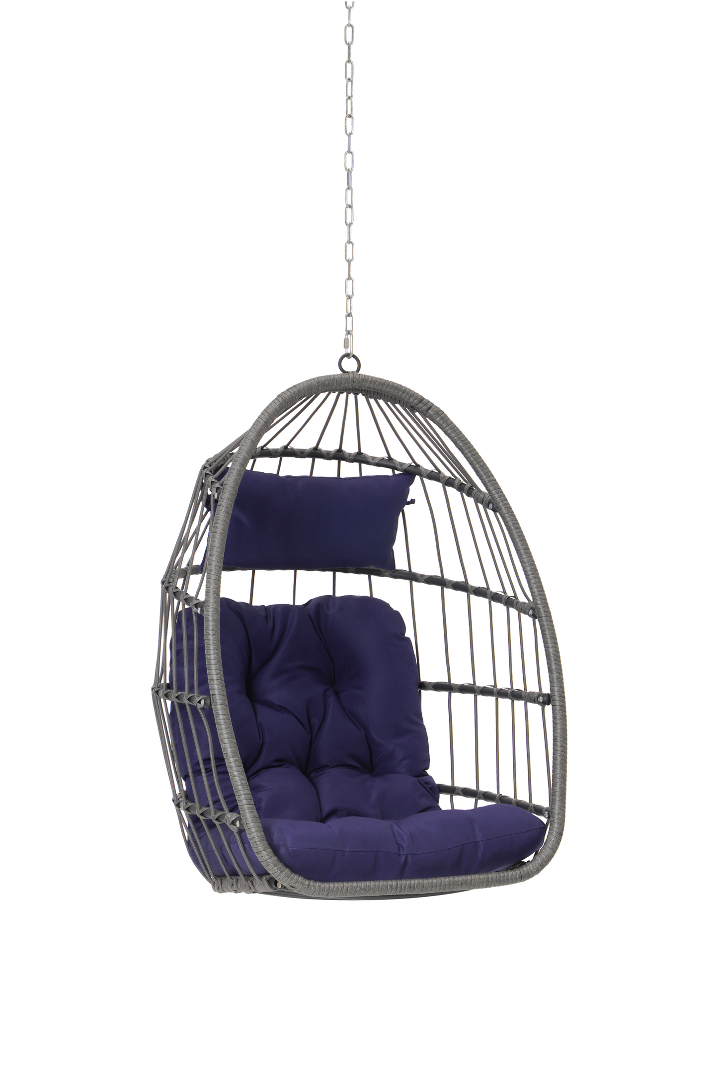 Outdoor Rattan Egg Swing Chair – Cozy Hanging Patio Seat