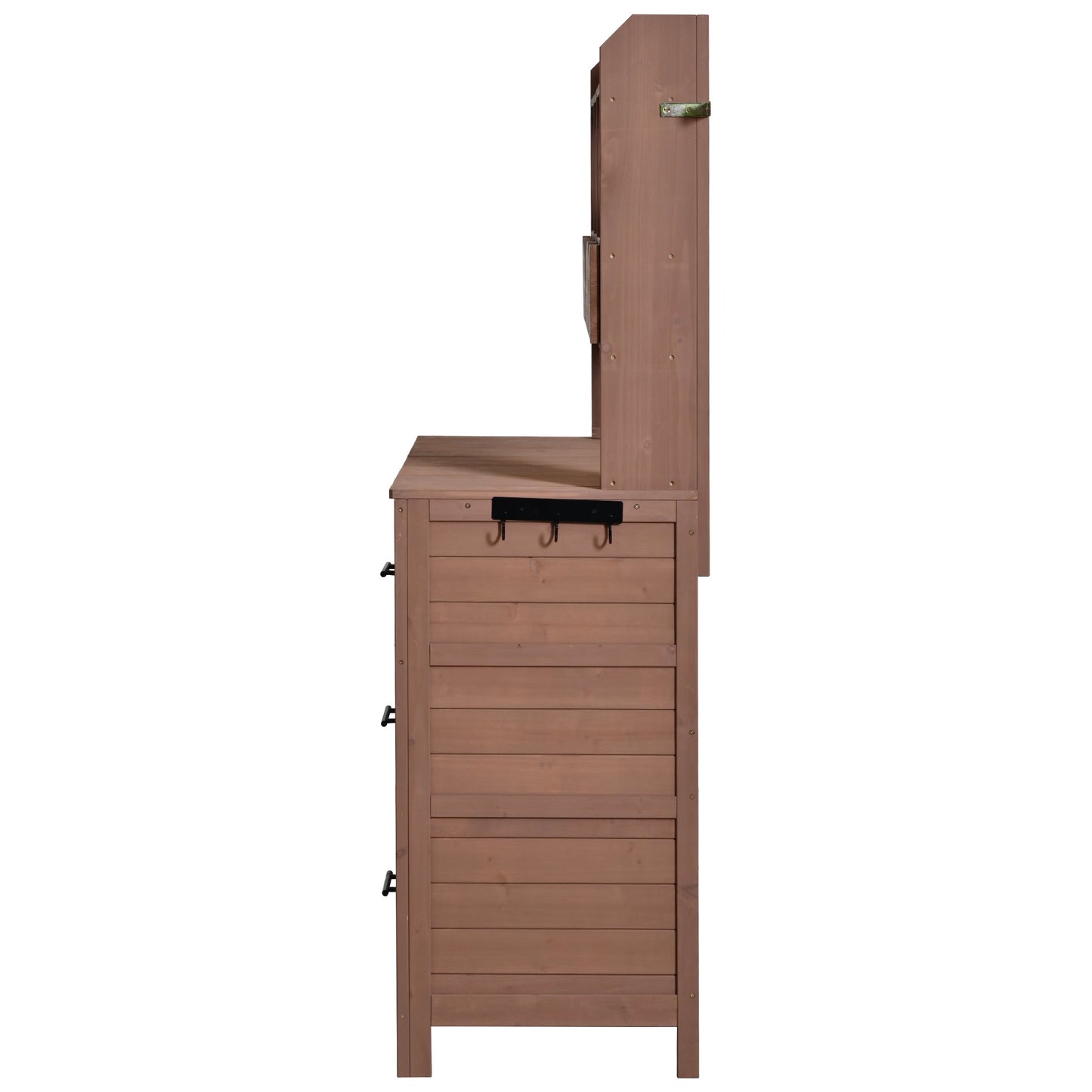 Farmhouse Patio Potting Bench, 44.6''x19.5'' Large Freestanding Garden