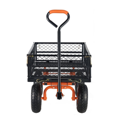 VEVOR Metal Garden Dump Cart with Easy Assembly Frame