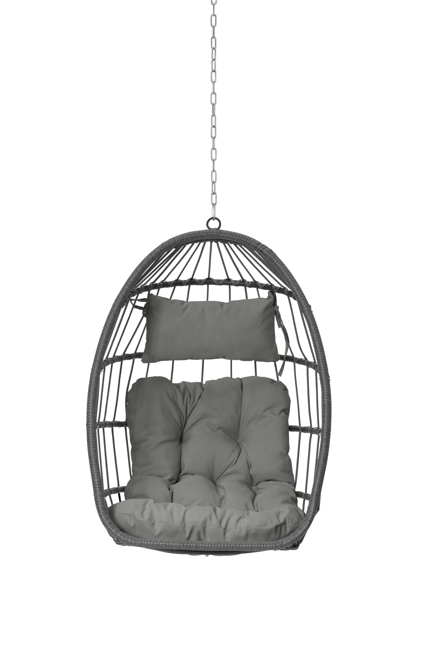 Outdoor Rattan Egg Swing Chair – Cozy Hanging Patio Seat
