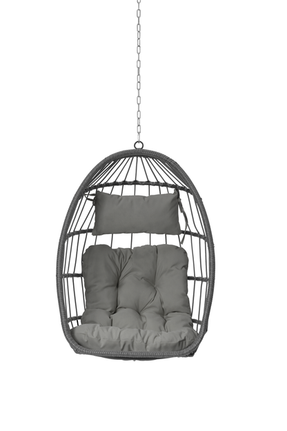Outdoor Rattan Egg Swing Chair – Cozy Hanging Patio Seat