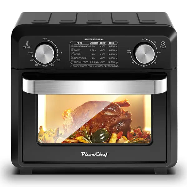 11QT Compact Air Fryer Toaster Oven - 1000W Convection Oven