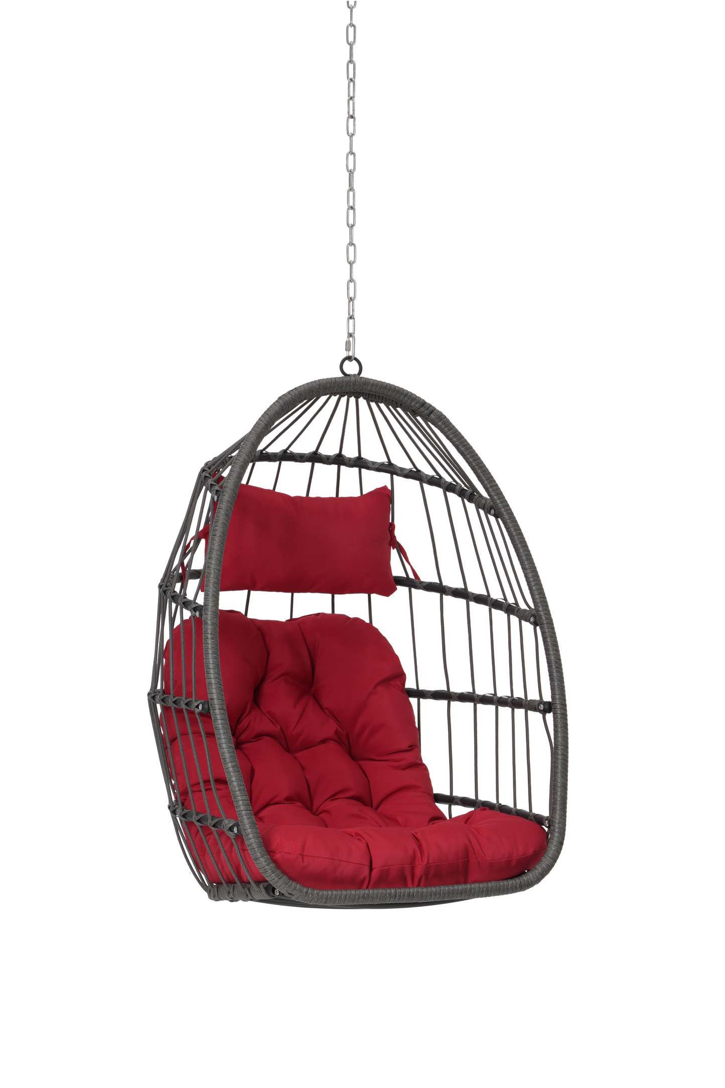 Outdoor Rattan Egg Swing Chair – Cozy Hanging Patio Seat