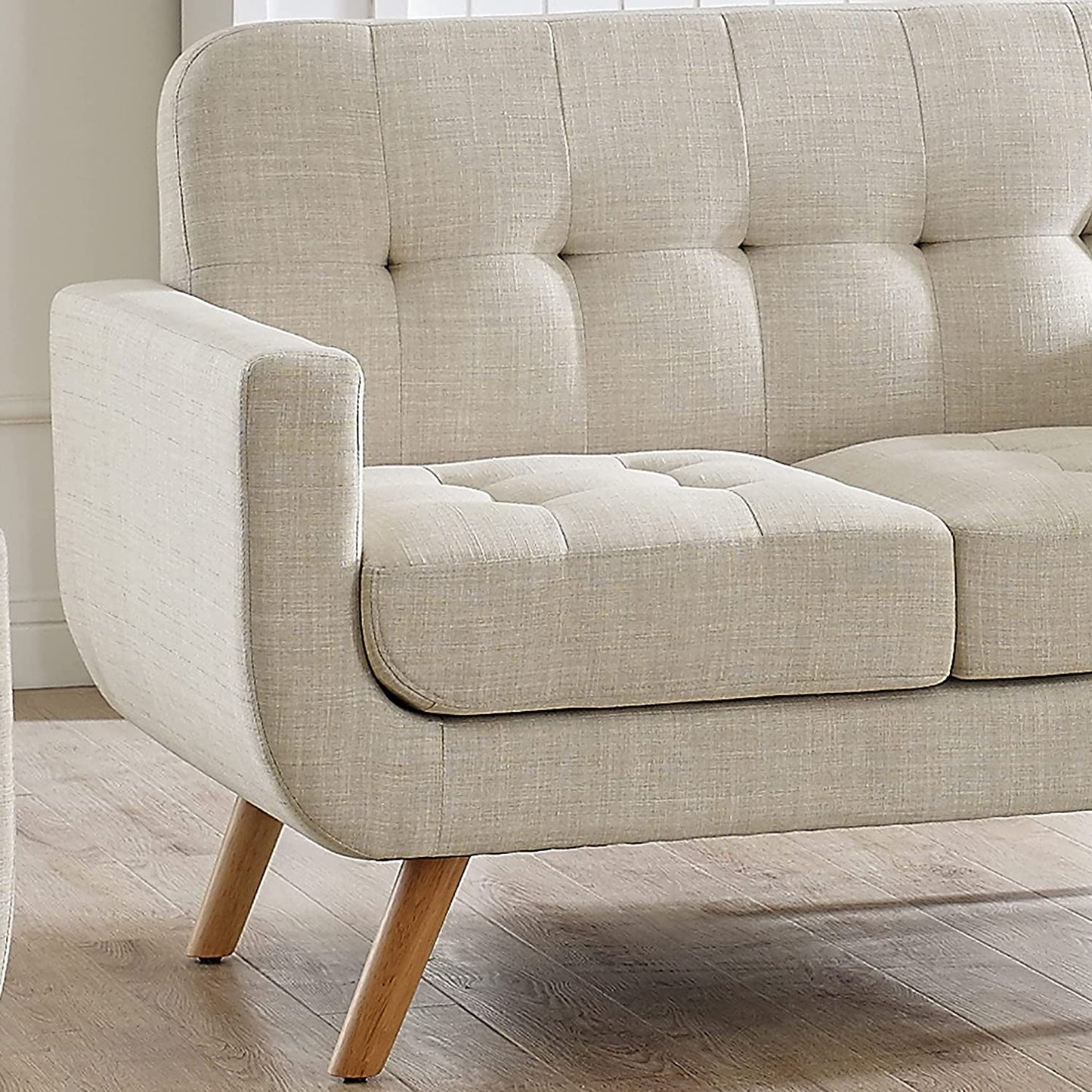 Beige Accent Armchair For Living Room Modern Design
