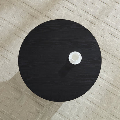 Round Storage Coffee Table Perfect For Living Room Movie Nights