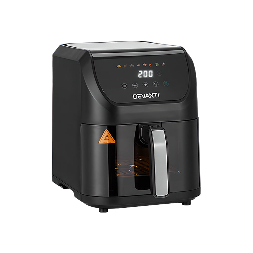 Devanti Air Fryer 5L W/ LCD Touch 1500W (NZ)