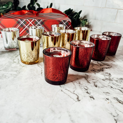 Advent Candle Set - 12 Scented Soy Wax Candles