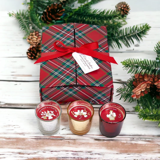 Advent Candle Set - 12 Scented Soy Wax Candles