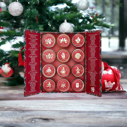 Advent Candle Set - 12 Scented Soy Wax Candles