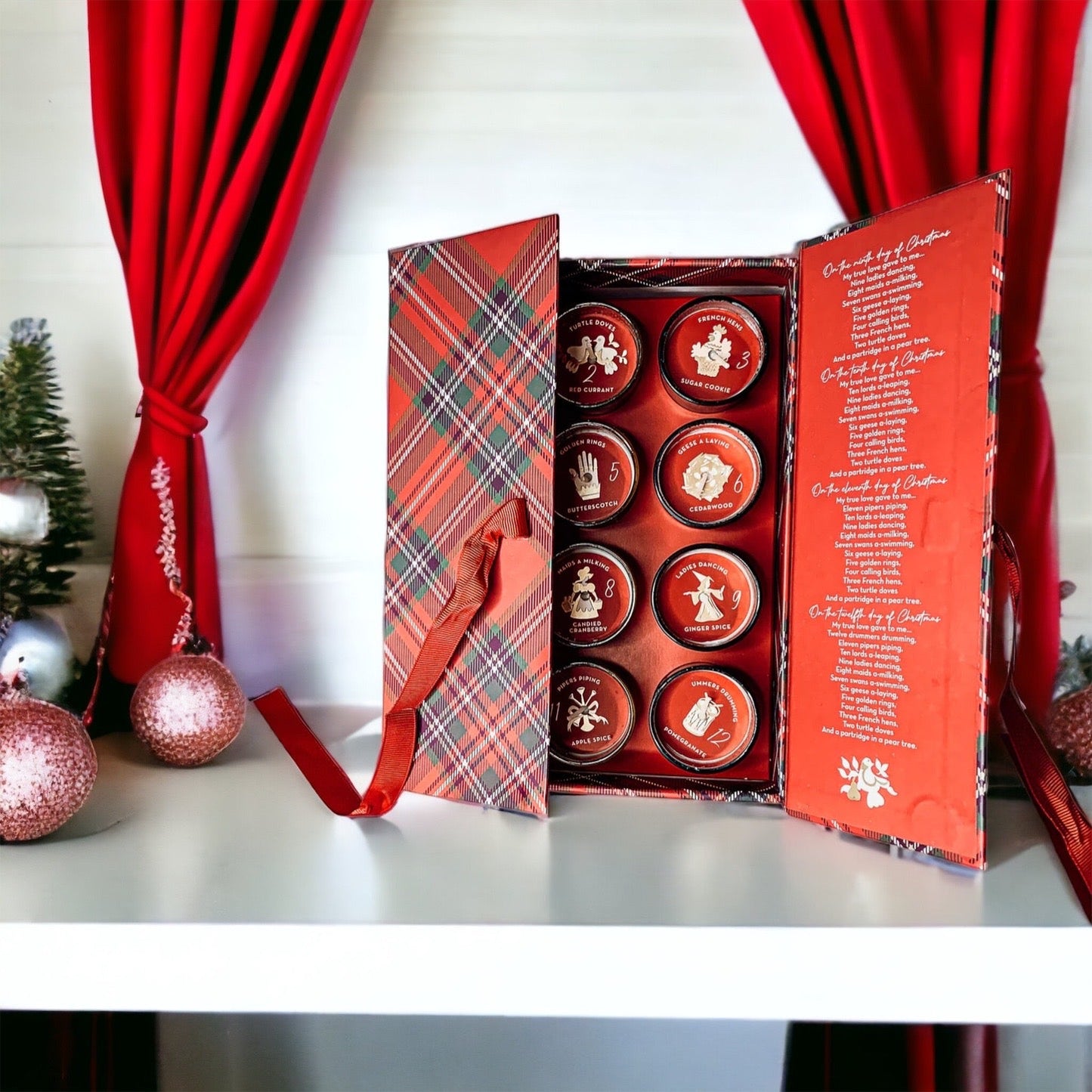 Advent Candle Set - 12 Scented Soy Wax Candles