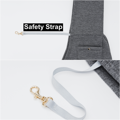 Lof Neoprene Pet Sling Carrier - Secure & Stylish Travel for Small Pets