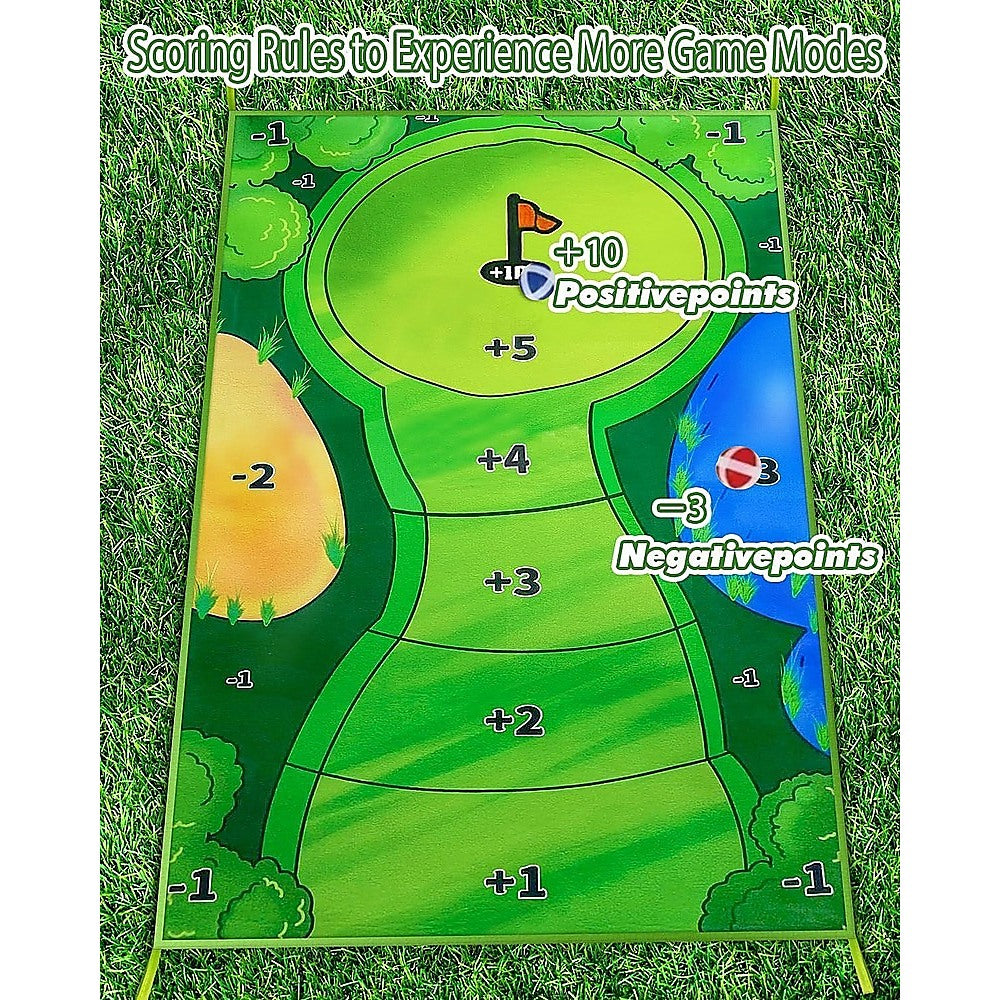 Casual Indoor Golf Putting Practice Set Golf Party Game Mats