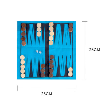 Backgammon In a Can - Travel Board Game