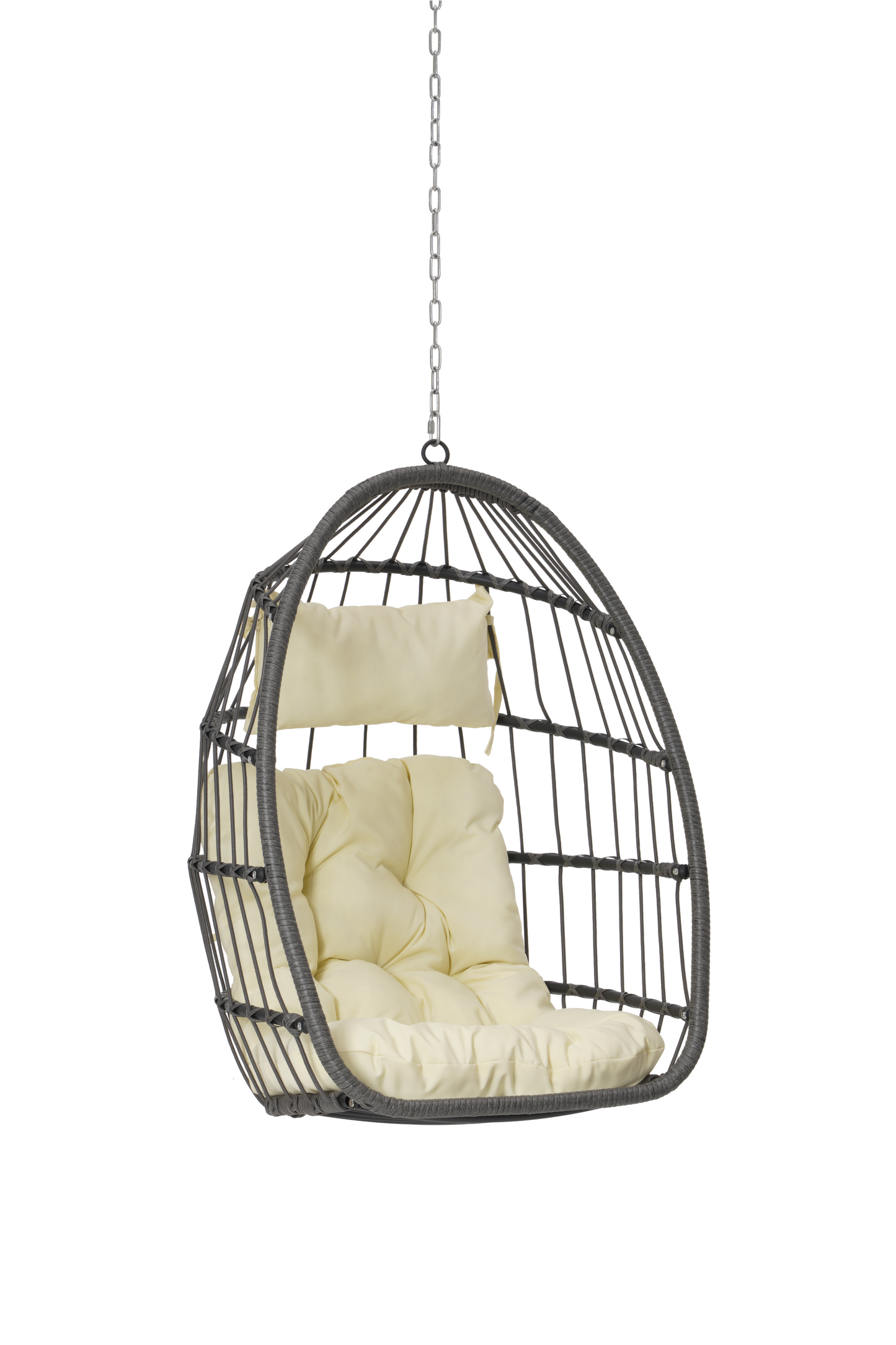 Outdoor Rattan Egg Swing Chair – Cozy Hanging Patio Seat