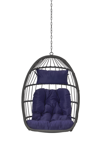 Outdoor Rattan Egg Swing Chair – Cozy Hanging Patio Seat