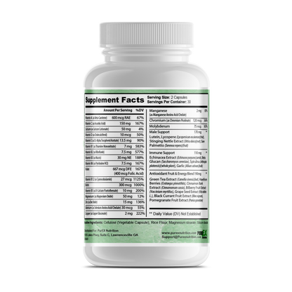 Pure Multi-Vitamins Mens - Complete Health Support