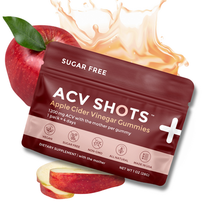 Apple Cider Vinegar Shots | 12-Pack Sugar-Free Gummies