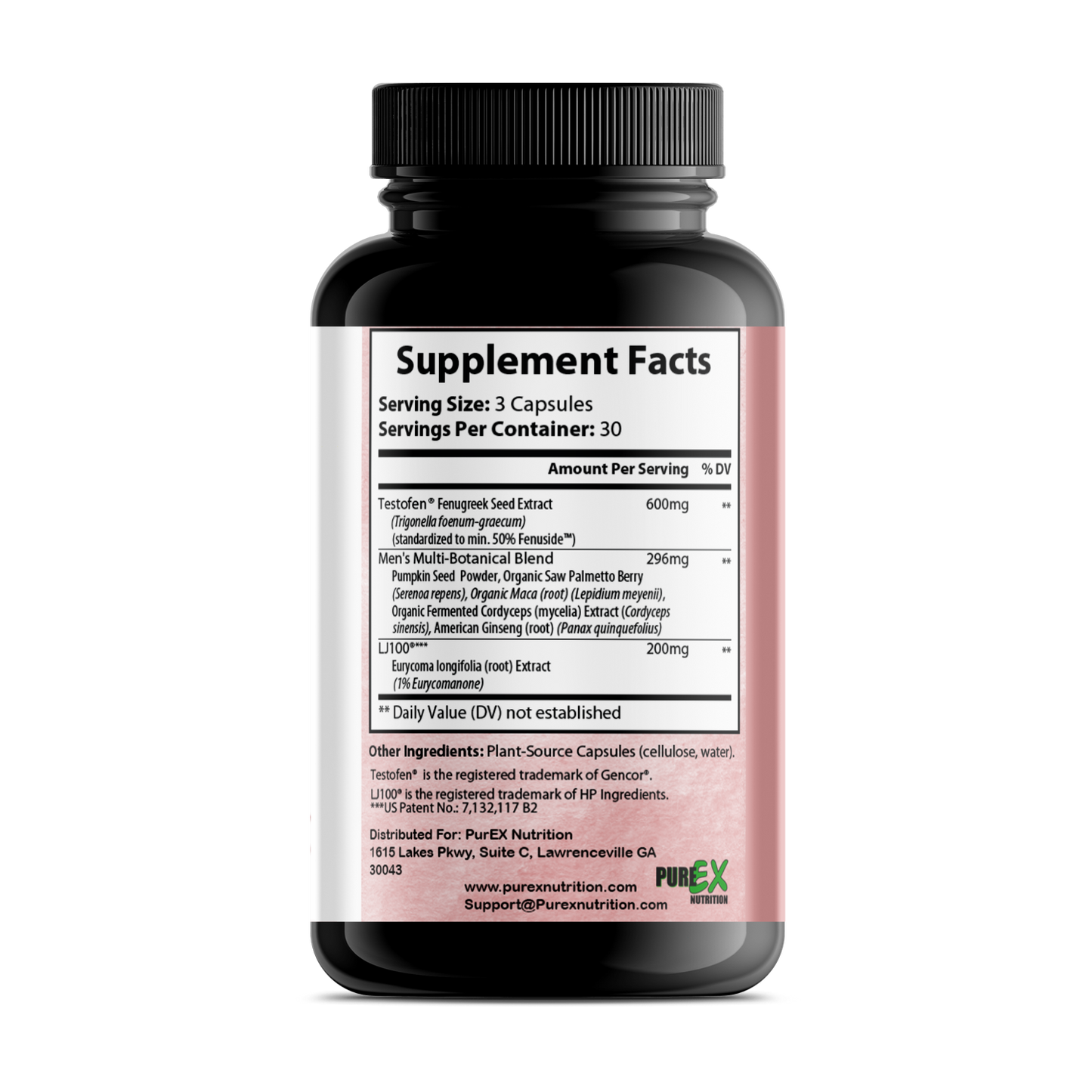 Pure Testosterone Natural Testosterone Booster for Men