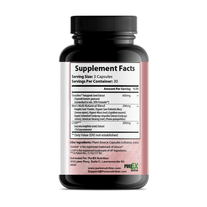 Pure Testosterone Natural Testosterone Booster for Men