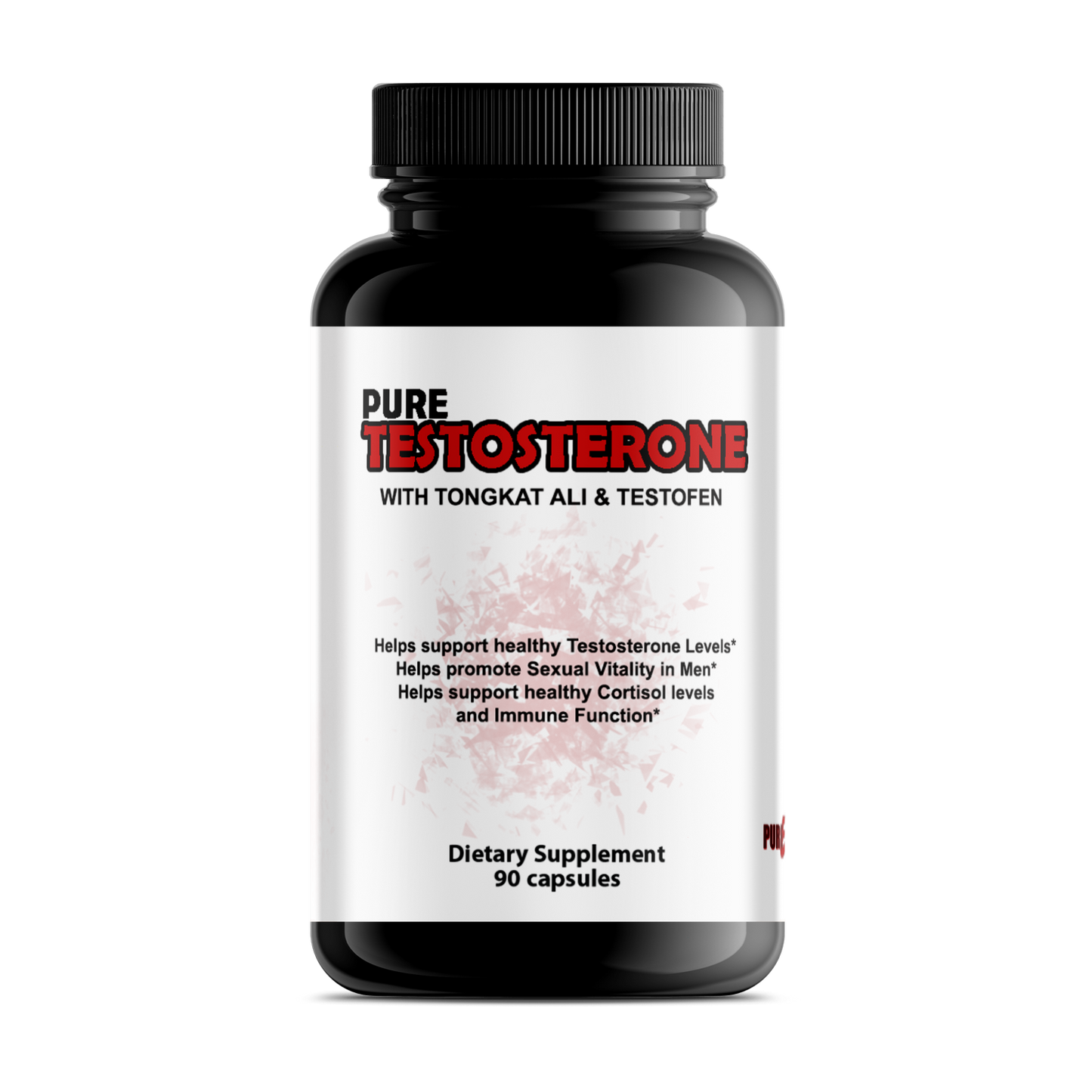 Pure Testosterone Natural Testosterone Booster for Men