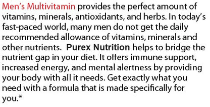 Pure Multi-Vitamins Mens - Complete Health Support