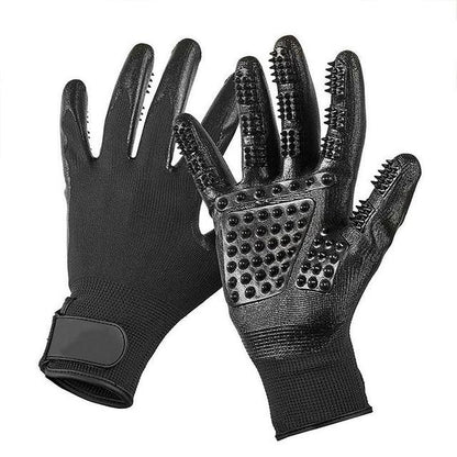 Fast Shipping 1 Pair Pet Grooming Gloves for Gentle Fur Care