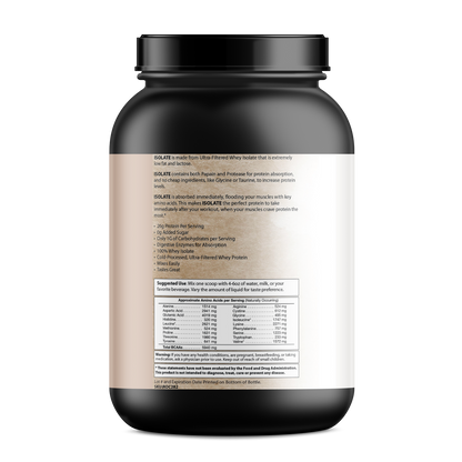 Pure Whey Isolate - Chocolate | Ultra-Clean Muscle Fuel