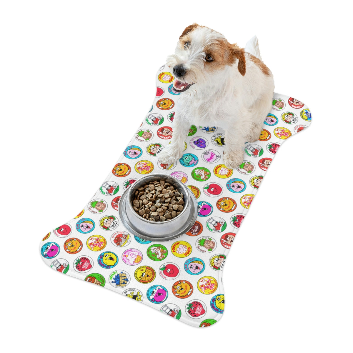 Personalized Pet Feeding Mats with Non-Slip Foam Core