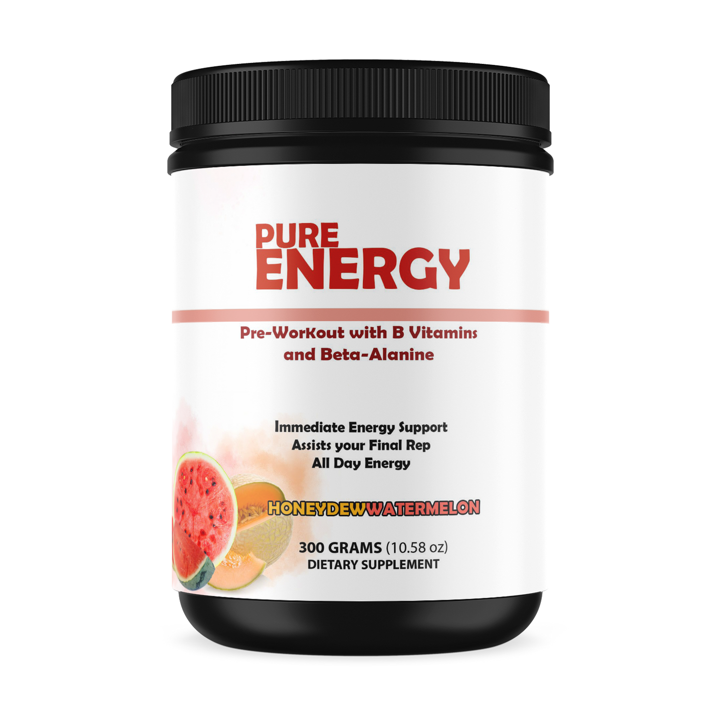 Pure Energy – Honeydew Watermelon Pre-Workout Fuel