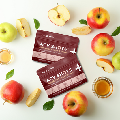 Apple Cider Vinegar Shots | 12-Pack Sugar-Free Gummies