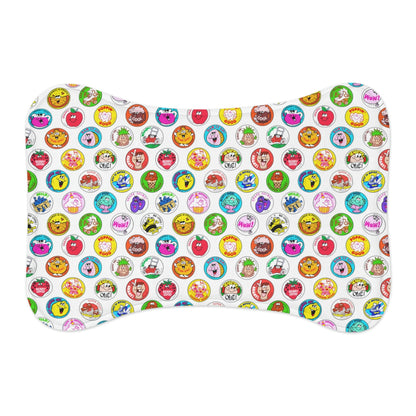 Personalized Pet Feeding Mats with Non-Slip Foam Core
